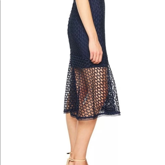 BARDOT BLACK MESH DRESS - Picture 6 of 8